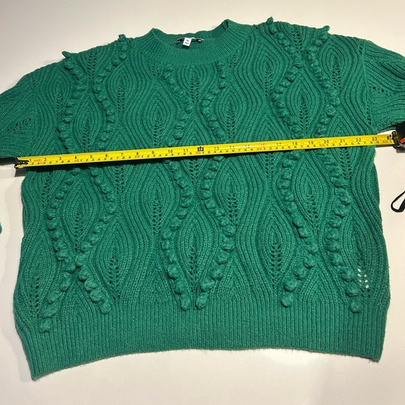 Gilli Green women’s Cable Knit Sweater size medium - Picture 8 of 9